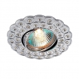 Встраиваемый ПВ светильник IP20 GX5.3 50W 12V FLOWER 369822 NT12 262 хром