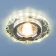 Встраиваемый потолочный светильник со светодиодной подсветкой2120 MR16 SL зеркальный/серебро