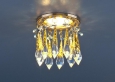 Встраиваемый потолочный светильник2021 золото/прозрачный/голубой (­­FGD/Clear/BL)