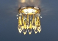 Встраиваемый потолочный светильник2021 золото/тонированный/голубой (­­FGD/GC/BL)