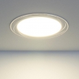Встраиваемый потолочный светодиодный светильникDLR004 12W 4200K WH белый