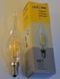 Лампа светодиодная свеча на ветру Е14 4W LUXWEL