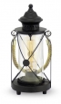 Настольная лампа BRADFORD, 1x60W (E27), ?140, H 330, сталь, черный/стекло