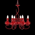 Светильник Artelamp   A6819LM-6RD VASO 6x40W, 6xE14