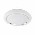 Светодиод. наст.-потол. светильник CAPASSO, 24W(LED), ?400, сталь, белый/пластик, белый, хром