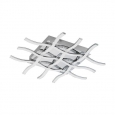 Светодиод. наст.-потол. светильник LASANA 1, 36W(LED), L550, B500, сталь, хром/пластик, белый