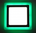 Светильник с зеленой подсветкой luxwel 1*18+6W LED