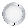 Светодиодная ультратонкая встраиваемая панель FUEVA 1, 10,9W (LED) 3000K, ?170, IP44, хром