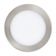 Светодиодная ультратонкая встраиваемая панель FUEVA 1, 10,9W (LED) 4000K, ?170, никель