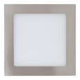 Светодиодная ультратонкая встраиваемая панель FUEVA 1, 10,9W (LED) 4000K, 170х170,никель