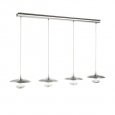 Светодиод. подвес TORONJA, 4х5,3W(LED), L1010, H1500, сталь, никель матовый, глянцевый белый