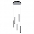 Светодиодная люстра RAPARO, 5х5W (LED), ?320, черный