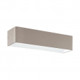 Светодиодное бра SANIA 3, 10W(LED), L365, H80, алюминий, никель матовый