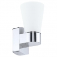 Светодиодное бра СAILIN, 1x2,5W (G9), L90, H185, A115, IP44, литой алюминий, хром/сатиновое стекло, белый
