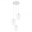 Светодиодный подвес VENCINO, ?380, 3х6W (LED), сталь, белый