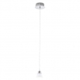 Светодиодный подвес PANCENTO, 1х4,5W (LED), сталь, хром/пластик