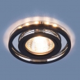 Точечный светодиодный светильник7021 MR16 SL/BK зеркальный/черный