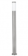 Уличный светильник напольный HELSINKI, 1х15W (E27), H1100, нерж. сталь