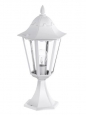 Уличный светильник напольный NAVEDO, 1х60W (E27), H470, литой алюм., белый/cтекло