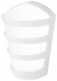 Уличный светодиодный настенный светильник PASAIA, 4,5W(LED), L195, H280, A130, алюминий, белый/пластик, белый