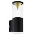 Уличный светодиодный светильник настенный PENALVA 1, 2х3,7W (LED), H255,  сталь, черная/пластик