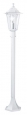 Уличный светильник напольный LATERNA 5, 1х60W (E27), H1000, литой алюм., белый/cтекло