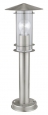 Уличный светильник напольный LISIO, 1х60W (E27), H500, нерж. сталь/стекло