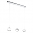 Светодиодный подвес MONTEFIO 1, 3х5W (LED), хром/стекло, насыпной хрусталь