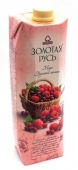 1л Сок "Золотая Русь" - Морс Бруснично- малиновый 1л, тетрапак, с 3-х лет.