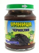 130 пюре Ф "Умница" чернослив без сахара, 130гр., с 5 мес.