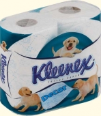 Бумага Kleenex туалетная белая Декор (4 шт) 4802120