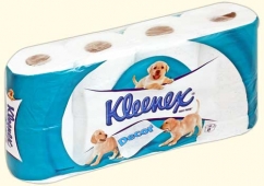 Бумага Kleenex туалетная белая Декор (8 шт) 4803520