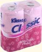 Бумага Kleenex туалетная Classic розовая аромат Floral (4 шт) 9450040