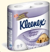 Бумага Kleenex туалетная Premium Cjmfort 4 слоя (4 шт) 4284150