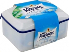 Бумага Kleenex туалетная влажная в пластиковой коробке (42 шт)