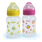 Бутылочка Lubby с широким горлышком 250 мл, 6+ 901099