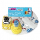 Игрушка Lubby для купания  машинка, вертолет, 2 мячика, аэроплан