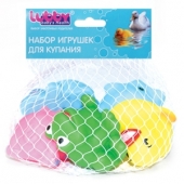 Игрушка Lubby для купания  утка, черепаха, кит , лягушка, бегемот