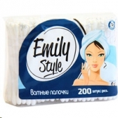 Палочки Emily ватные в пакете 200 шт