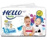 Подгузники HELLO baby Junior 5 ( 11 - 25 ) кг Джумбо ( 48 шт ) 