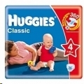 Подгузники Huggies Classic - Макси - 4 ( 7 - 18 ) кг ( 27 шт ) эконом