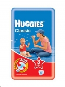 Подгузники Huggies Classic - Миди - 3 ( 4 - 9 ) кг ( 17 шт )