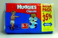 Подгузники Huggies Classic - Юниор - 5 ( 11 - 25 ) кг ( 58 шт )