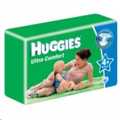 Подгузники HUGGIES - Ultra Comfort - Макси+ - Jumbo -  4+ ( 10-16 ) кг ( 40 шт)