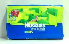 Подгузники HUGGIES - Ultra Comfort - Миди - 3 ( 5 - 9 ) кг ( 52 шт ) 