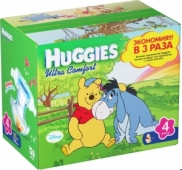 Подгузники HUGGIES - Ultra Comfort - Юниор - Disney Box (11-22) кг (105шт) ( 3 уп по 35 шт ) 9400044