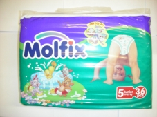 Подгузники Molfix Джуниор - 5 ( 11 - 25 ) кг Твин ( 36 - 32 шт ) Н0034698/С0004678