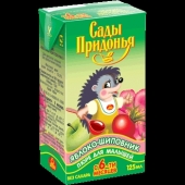 Пюре Ф "Сады Придонья" - Яблоко с шиповником, тетрапак 125г, с 5-ти мес.