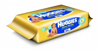 Салфетки HUGGIES Extra Gentle детские, влажные (64 шт)