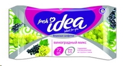 Салфетки Fresh idea влажные, универсальные с мятой (72 шт)